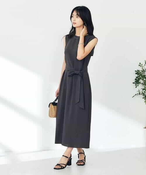 a.v.v / アー・ヴェ・ヴェ ロング・マキシ丈ワンピース | 【接触冷感/洗える/イージーケア】バックヨークノースリーブワンピース | 詳細3