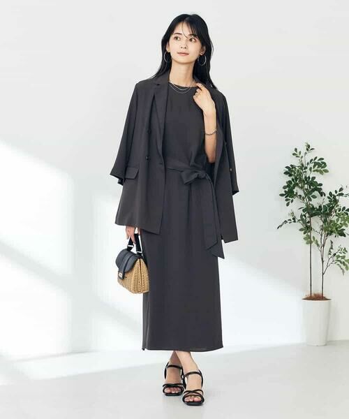 a.v.v / アー・ヴェ・ヴェ ロング・マキシ丈ワンピース | 【接触冷感/洗える/イージーケア】バックヨークノースリーブワンピース | 詳細4