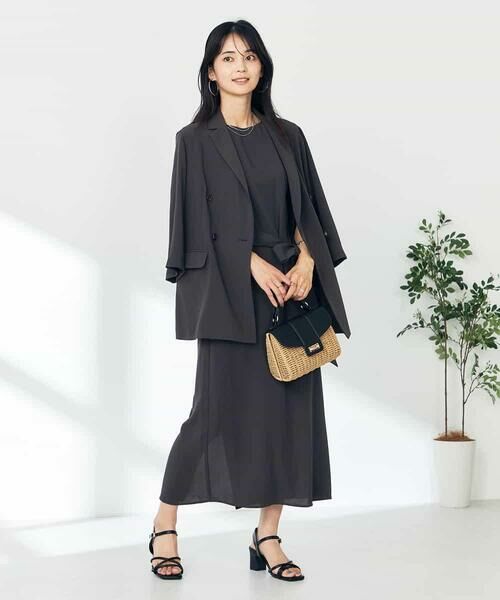 a.v.v / アー・ヴェ・ヴェ ロング・マキシ丈ワンピース | 【接触冷感/洗える/イージーケア】バックヨークノースリーブワンピース | 詳細5