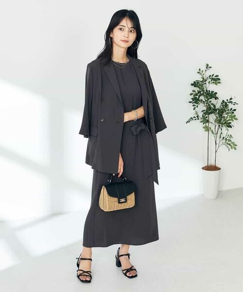 a.v.v / アー・ヴェ・ヴェ ロング・マキシ丈ワンピース | 【接触冷感/洗える/イージーケア】バックヨークノースリーブワンピース | 詳細7