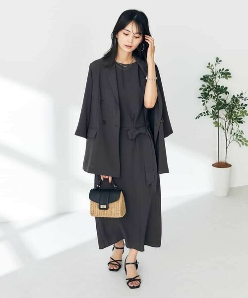 a.v.v / アー・ヴェ・ヴェ ロング・マキシ丈ワンピース | 【接触冷感/洗える/イージーケア】バックヨークノースリーブワンピース | 詳細8