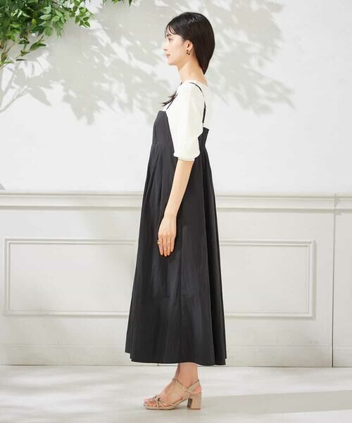 a.v.v / アー・ヴェ・ヴェ ロング・マキシ丈ワンピース | 【接触冷感/洗える】タックフレアキャミワンピース | 詳細11