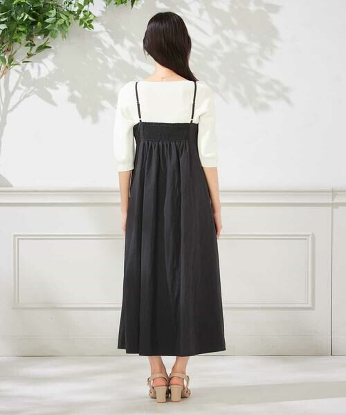 a.v.v / アー・ヴェ・ヴェ ロング・マキシ丈ワンピース | 【接触冷感/洗える】タックフレアキャミワンピース | 詳細12