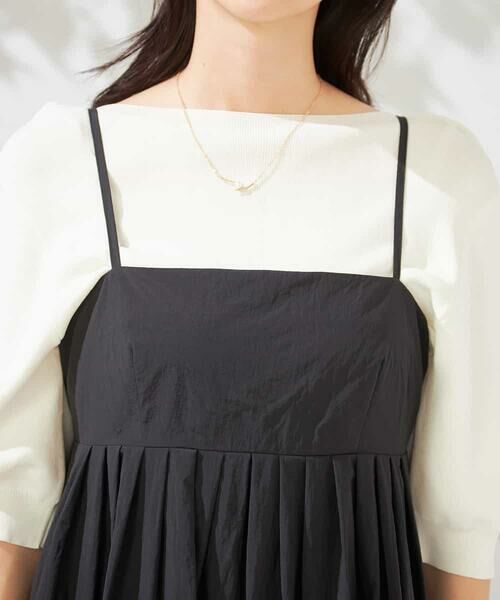 a.v.v / アー・ヴェ・ヴェ ロング・マキシ丈ワンピース | 【接触冷感/洗える】タックフレアキャミワンピース | 詳細13