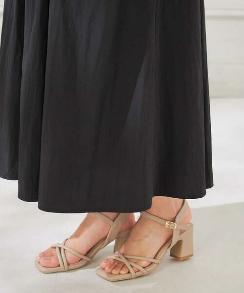 a.v.v / アー・ヴェ・ヴェ ロング・マキシ丈ワンピース | 【接触冷感/洗える】タックフレアキャミワンピース | 詳細16