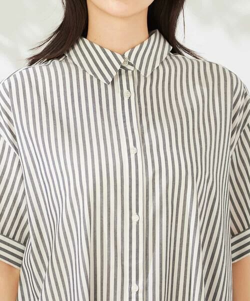 a.v.v / アー・ヴェ・ヴェ ロング・マキシ丈ワンピース | 【洗える】ストライプシャツワンピース | 詳細11