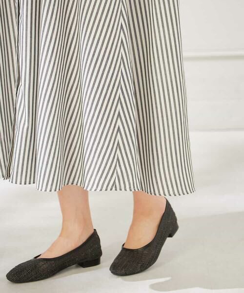 a.v.v / アー・ヴェ・ヴェ ロング・マキシ丈ワンピース | 【洗える】ストライプシャツワンピース | 詳細14