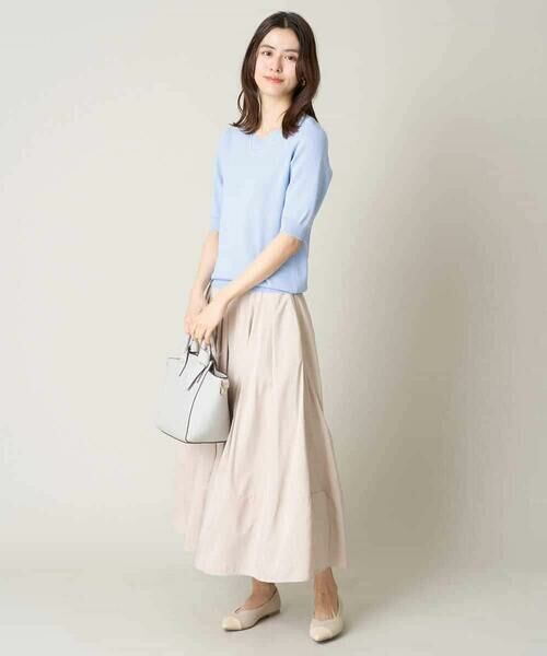 a.v.v / アー・ヴェ・ヴェ ニット・セーター | 【洗える/UVカット】Vネックパフスリーブニット | 詳細14