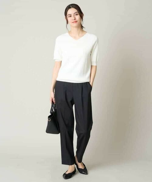 a.v.v / アー・ヴェ・ヴェ ニット・セーター | 【洗える/UVカット】Vネックパフスリーブニット | 詳細25