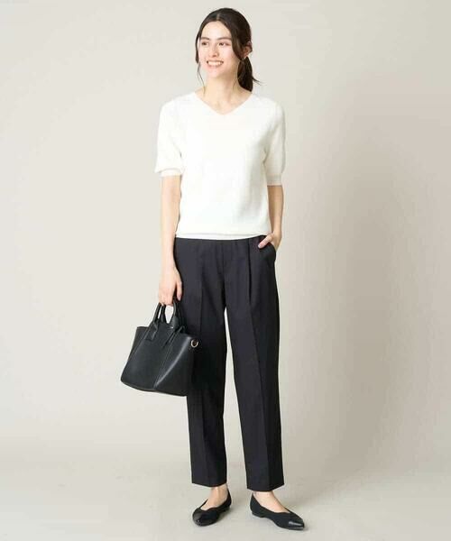 a.v.v / アー・ヴェ・ヴェ ニット・セーター | 【洗える/UVカット】Vネックパフスリーブニット | 詳細26