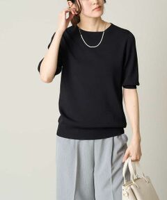 a.v.v / アー・ヴェ・ヴェ ニット・セーター | 【洗える/UVカット】ボートネックパフスリーブニット