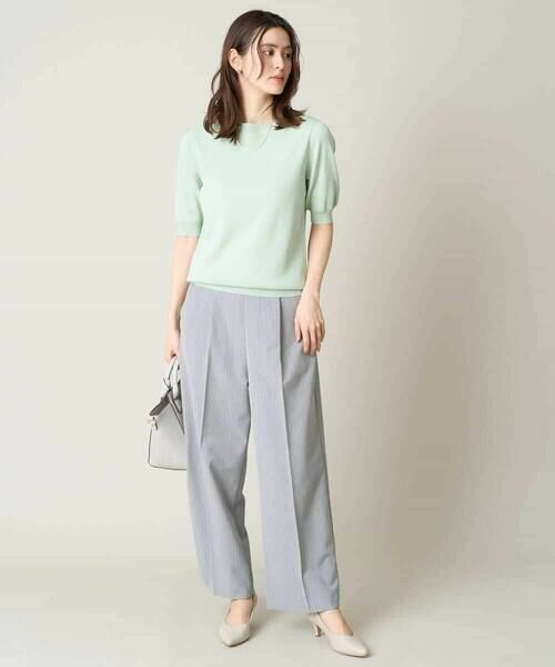 a.v.v / アー・ヴェ・ヴェ ニット・セーター | 【洗える/UVカット】ボートネックパフスリーブニット | 詳細10