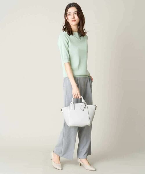 a.v.v / アー・ヴェ・ヴェ ニット・セーター | 【洗える/UVカット】ボートネックパフスリーブニット | 詳細11