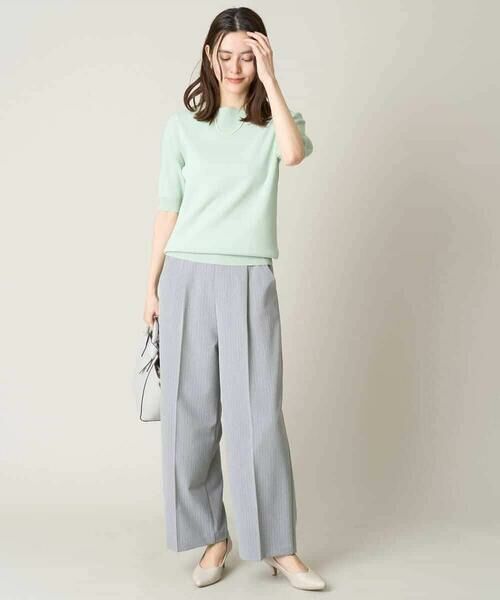 a.v.v / アー・ヴェ・ヴェ ニット・セーター | 【洗える/UVカット】ボートネックパフスリーブニット | 詳細12