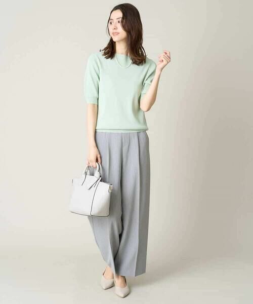 a.v.v / アー・ヴェ・ヴェ ニット・セーター | 【洗える/UVカット】ボートネックパフスリーブニット | 詳細13