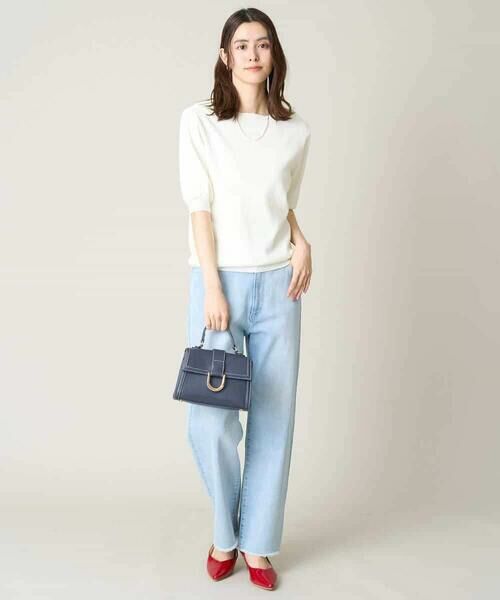 a.v.v / アー・ヴェ・ヴェ ニット・セーター | 【洗える/UVカット】ボートネックパフスリーブニット | 詳細22