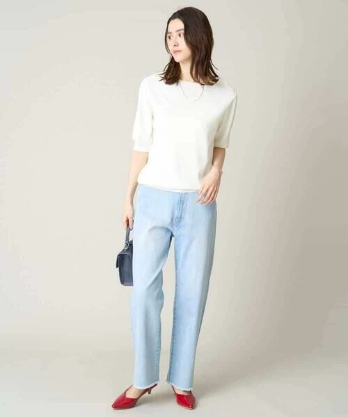 a.v.v / アー・ヴェ・ヴェ ニット・セーター | 【洗える/UVカット】ボートネックパフスリーブニット | 詳細24