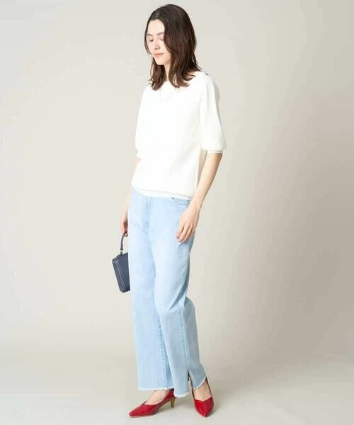 a.v.v / アー・ヴェ・ヴェ ニット・セーター | 【洗える/UVカット】ボートネックパフスリーブニット | 詳細25