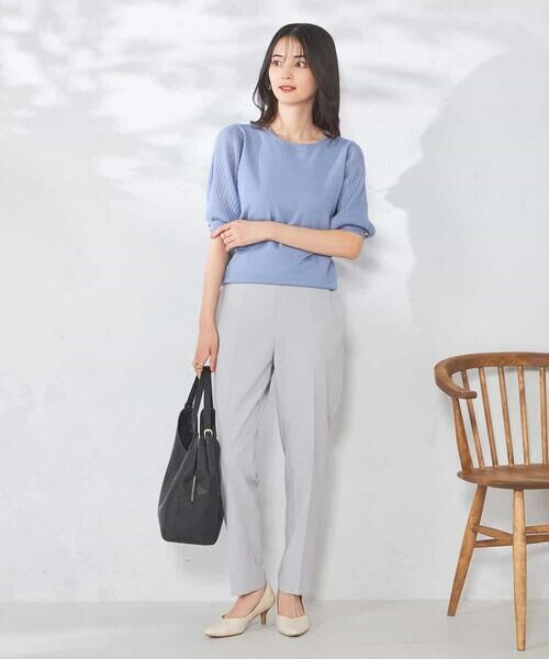 a.v.v / アー・ヴェ・ヴェ ニット・セーター | 【接触冷感】プリーツスリーブサマーニット | 詳細16