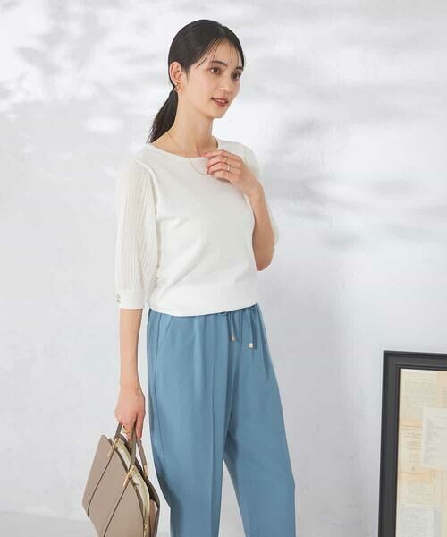 a.v.v / アー・ヴェ・ヴェ ニット・セーター | 【接触冷感】プリーツスリーブサマーニット | 詳細22