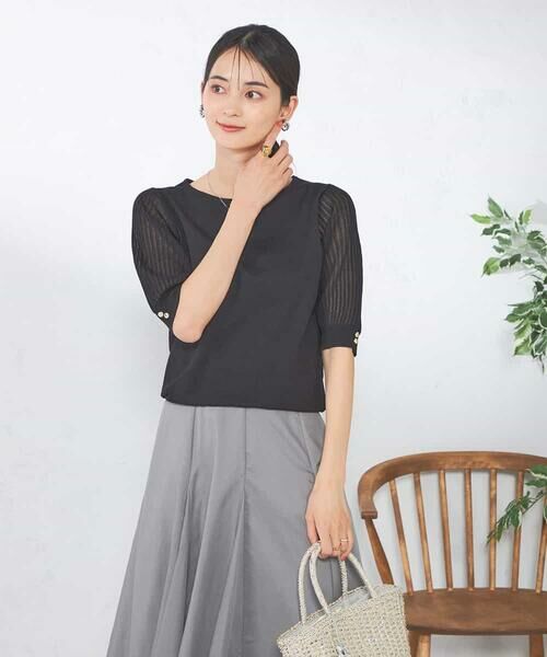 a.v.v / アー・ヴェ・ヴェ ニット・セーター | 【接触冷感】プリーツスリーブサマーニット | 詳細29