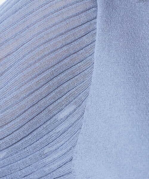 a.v.v / アー・ヴェ・ヴェ ニット・セーター | 【接触冷感】プリーツスリーブサマーニット | 詳細8