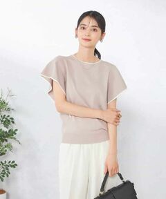 a.v.v / アー・ヴェ・ヴェ ニット・セーター | フレアスリーブ配色ニット