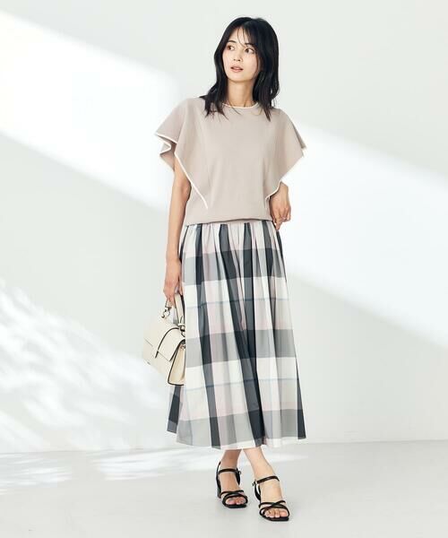 a.v.v / アー・ヴェ・ヴェ ニット・セーター | フレアスリーブ配色ニット | 詳細10