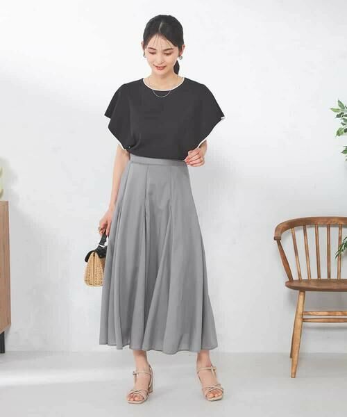 a.v.v / アー・ヴェ・ヴェ ニット・セーター | フレアスリーブ配色ニット | 詳細14