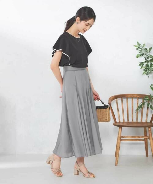 a.v.v / アー・ヴェ・ヴェ ニット・セーター | フレアスリーブ配色ニット | 詳細15