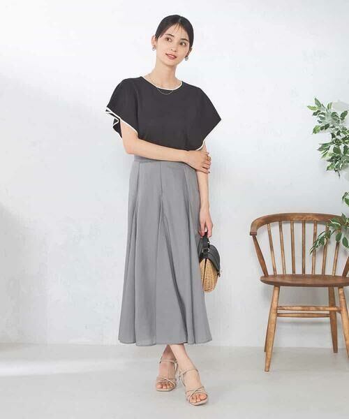 a.v.v / アー・ヴェ・ヴェ ニット・セーター | フレアスリーブ配色ニット | 詳細16