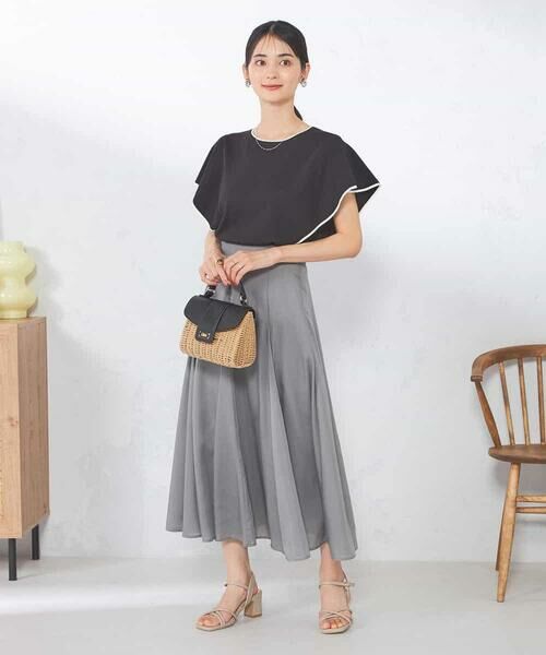 a.v.v / アー・ヴェ・ヴェ ニット・セーター | フレアスリーブ配色ニット | 詳細17