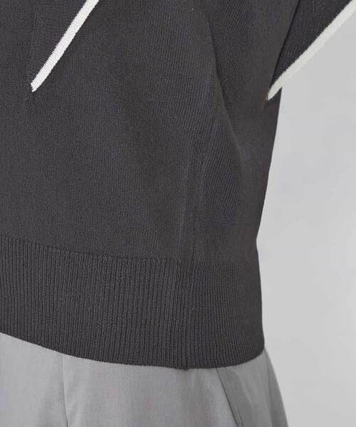 a.v.v / アー・ヴェ・ヴェ ニット・セーター | フレアスリーブ配色ニット | 詳細24