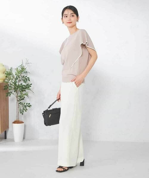 a.v.v / アー・ヴェ・ヴェ ニット・セーター | フレアスリーブ配色ニット | 詳細7