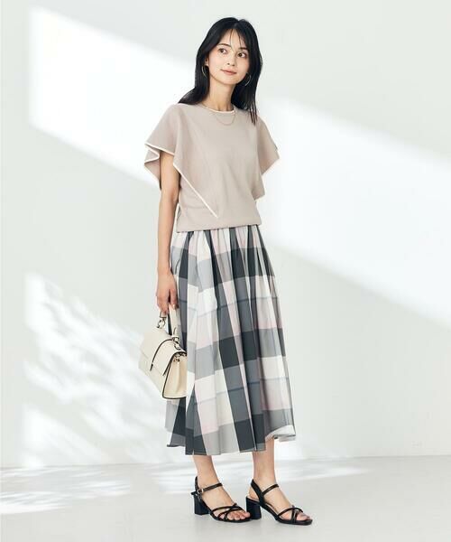 a.v.v / アー・ヴェ・ヴェ ニット・セーター | フレアスリーブ配色ニット | 詳細9