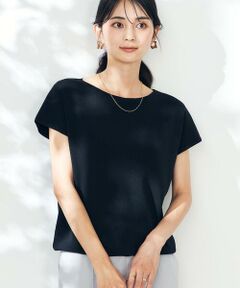 a.v.v / アー・ヴェ・ヴェ ニット・セーター | 【接触冷感/UVカット】フレンチスリーブ美ラクるサマーニット