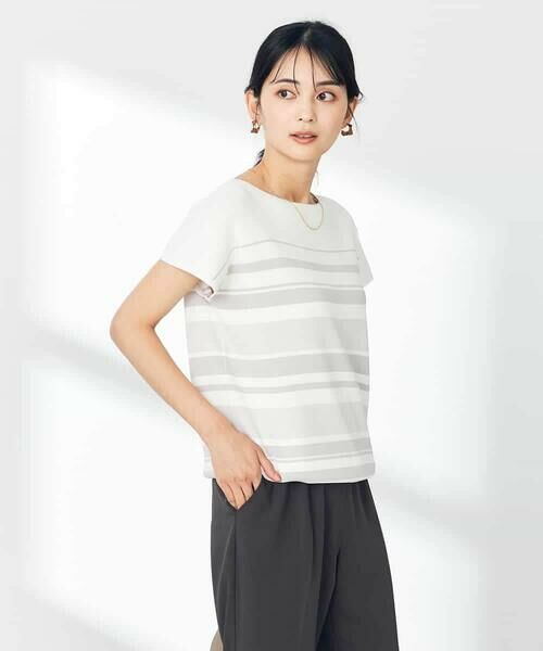 a.v.v / アー・ヴェ・ヴェ ニット・セーター | 【接触冷感/UVカット】フレンチスリーブ美ラクるサマーニット | 詳細18