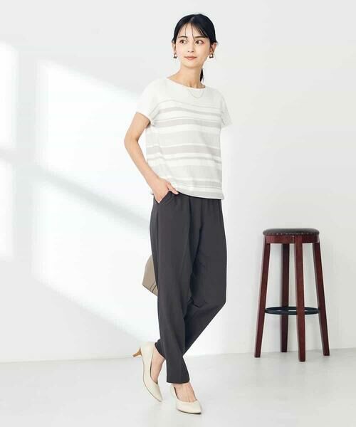 a.v.v / アー・ヴェ・ヴェ ニット・セーター | 【接触冷感/UVカット】フレンチスリーブ美ラクるサマーニット | 詳細21