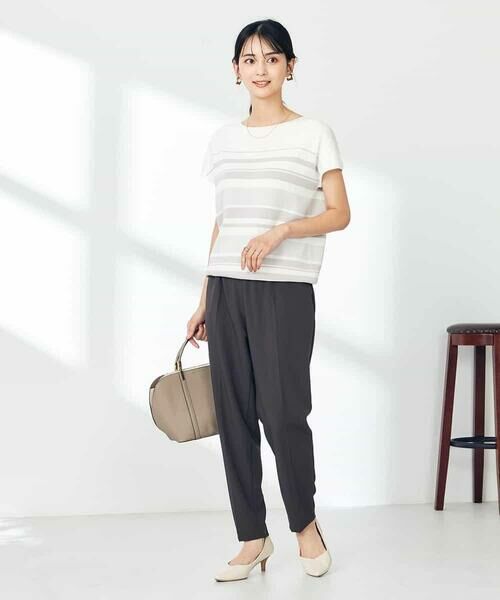 a.v.v / アー・ヴェ・ヴェ ニット・セーター | 【接触冷感/UVカット】フレンチスリーブ美ラクるサマーニット | 詳細23