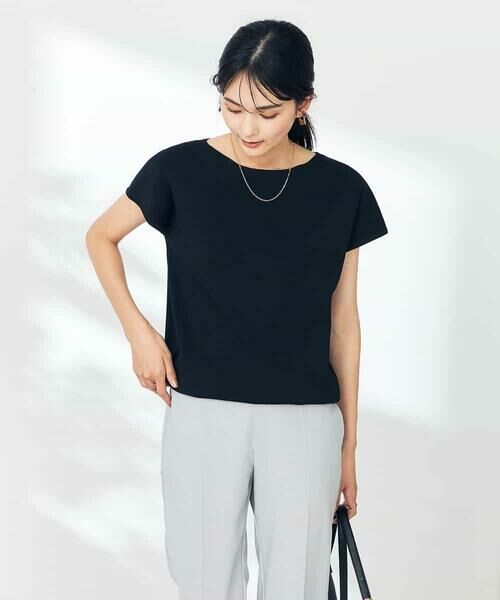 a.v.v / アー・ヴェ・ヴェ ニット・セーター | 【接触冷感/UVカット】フレンチスリーブ美ラクるサマーニット | 詳細25