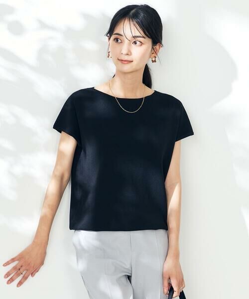 a.v.v / アー・ヴェ・ヴェ ニット・セーター | 【接触冷感/UVカット】フレンチスリーブ美ラクるサマーニット | 詳細28