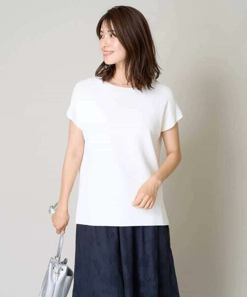 a.v.v / アー・ヴェ・ヴェ ニット・セーター | 【UVカット/接触冷感/洗える】フレンチスリーブニット【アンサンブル対応】 | 詳細10