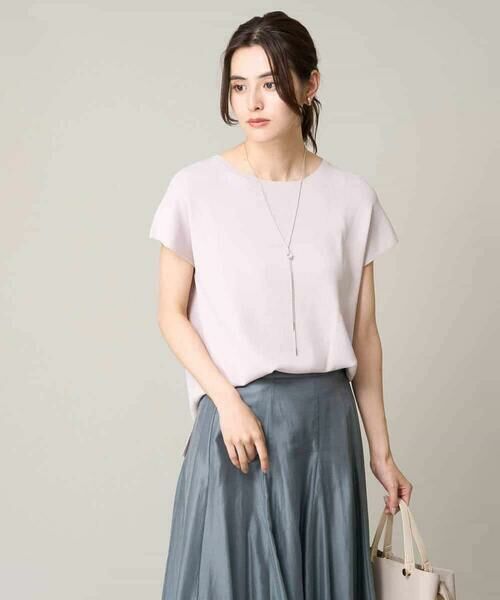 a.v.v / アー・ヴェ・ヴェ ニット・セーター | 【UVカット/接触冷感/洗える】フレンチスリーブニット【アンサンブル対応】 | 詳細15