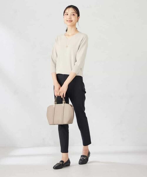 a.v.v / アー・ヴェ・ヴェ ニット・セーター | 【UVカット/洗える】Vネック美ラクるパフスリーブニット | 詳細20