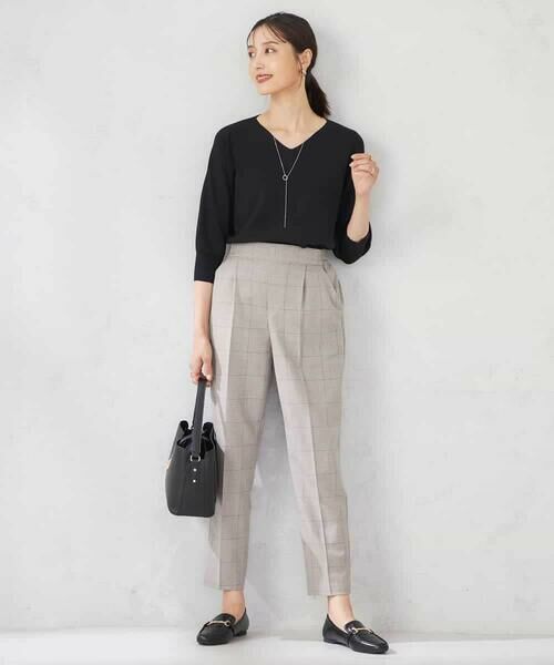 a.v.v / アー・ヴェ・ヴェ ニット・セーター | 【UVカット/洗える】Vネック美ラクるパフスリーブニット | 詳細27