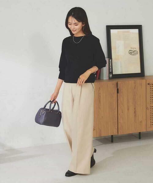 a.v.v / アー・ヴェ・ヴェ ニット・セーター | 【UVカット/洗える】ボートネックパフスリーブ美ラクるニット | 詳細24