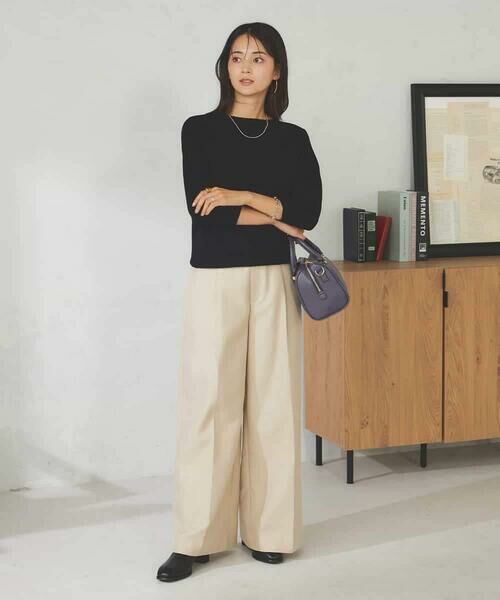 a.v.v / アー・ヴェ・ヴェ ニット・セーター | 【UVカット/洗える】ボートネックパフスリーブ美ラクるニット | 詳細26