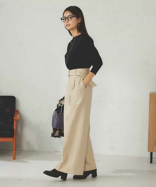 a.v.v / アー・ヴェ・ヴェ ニット・セーター | 【UVカット/洗える】ボートネックパフスリーブ美ラクるニット | 詳細27