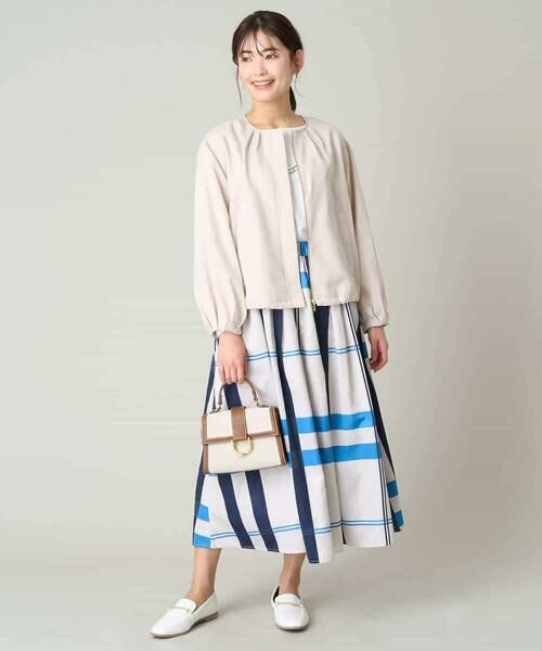 a.v.v / アー・ヴェ・ヴェ ロング・マキシ丈スカート | 【洗濯機で洗える】ビッグチェックボリュームスカート | 詳細10