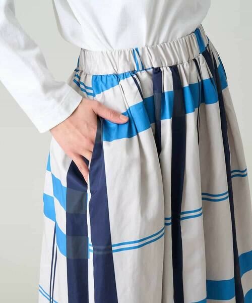 a.v.v / アー・ヴェ・ヴェ ロング・マキシ丈スカート | 【洗濯機で洗える】ビッグチェックボリュームスカート | 詳細22